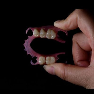 کیفیت  Lightweight Flexible Valplast Partial Denture For Single Tooth کارخانه