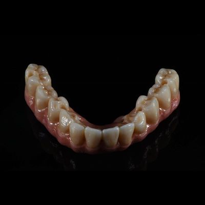 کیفیت  Fixed Restorations Full Arch Zirconia Implant Bridge Denture Teeth کارخانه